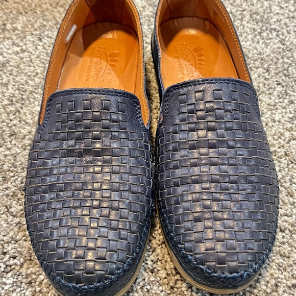 Spring Step Navy Loafers - Picture 9 of 11